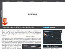 Tablet Screenshot of dinaspowystennis.org